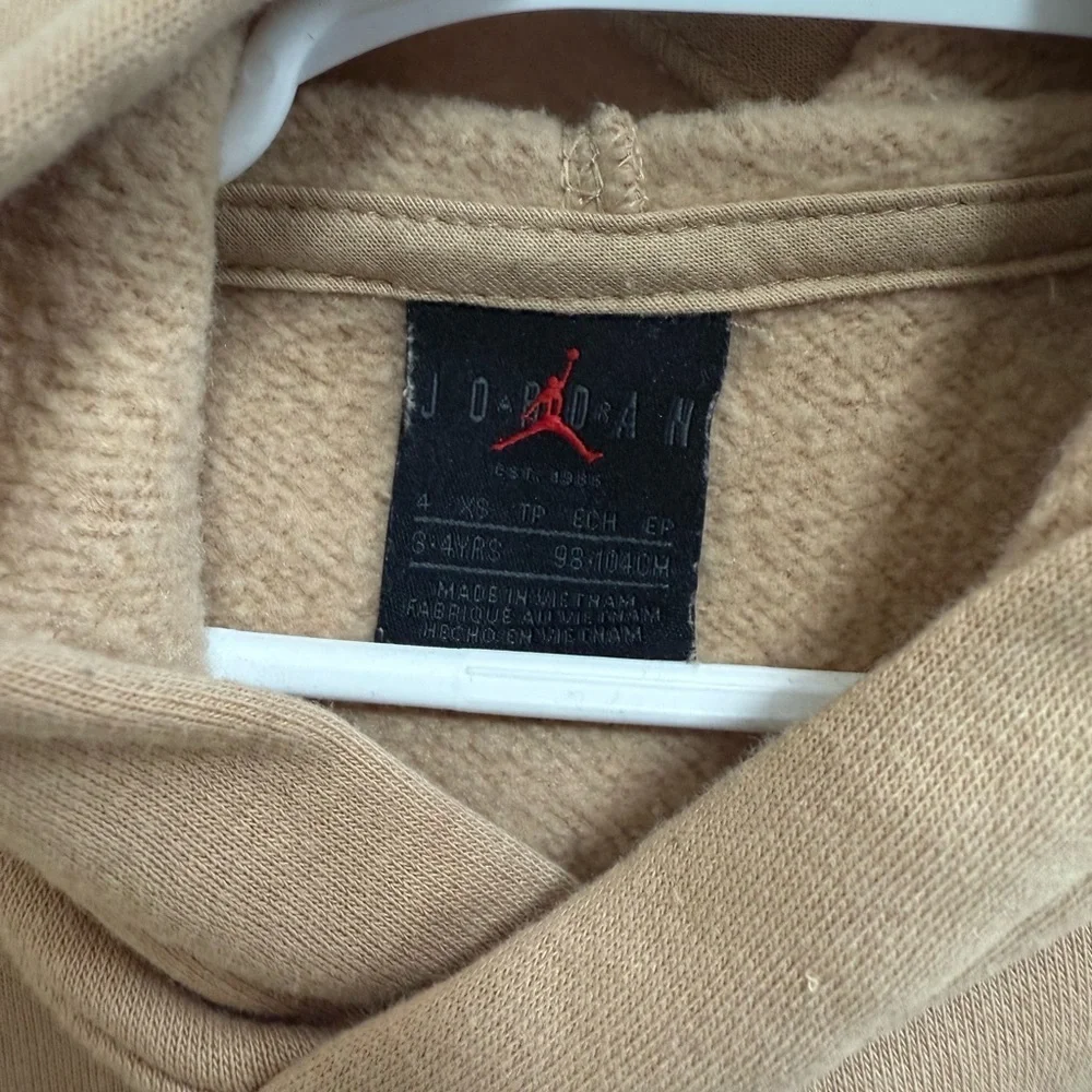 Air Jordan Tan Sweatsuit, Size 4